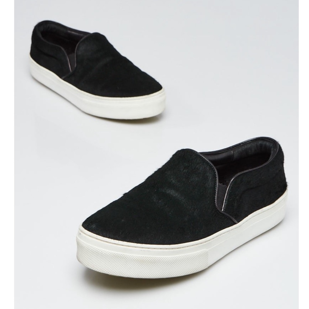 Celine Black Ponyhair Sneakers Size 6.5 - Picture 2 of 10